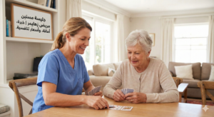 جليسة مسنين مريض زهايمر
