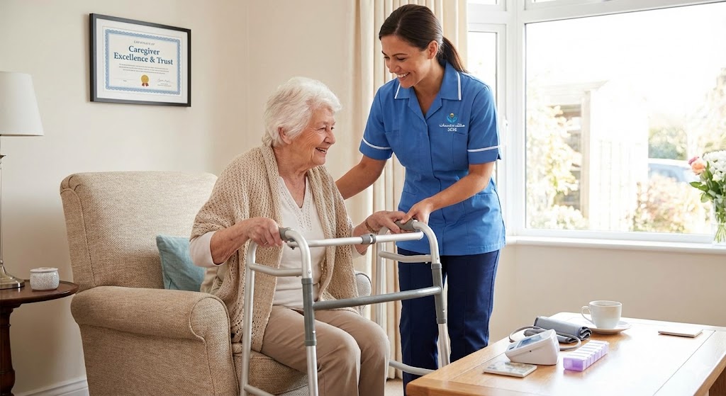 جليسة مسنين بالمنصورة