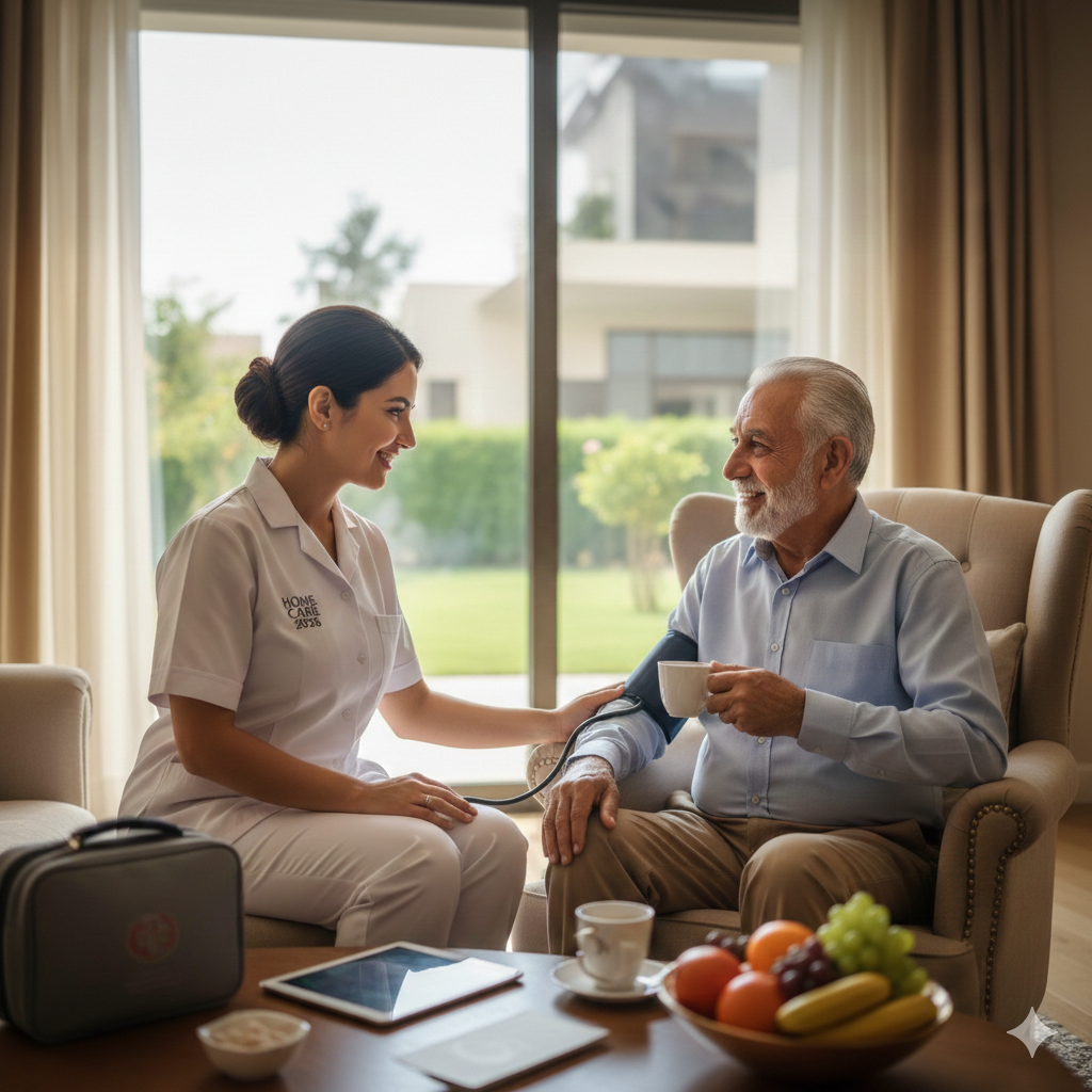 ممرضة منزلية متاحة الآن