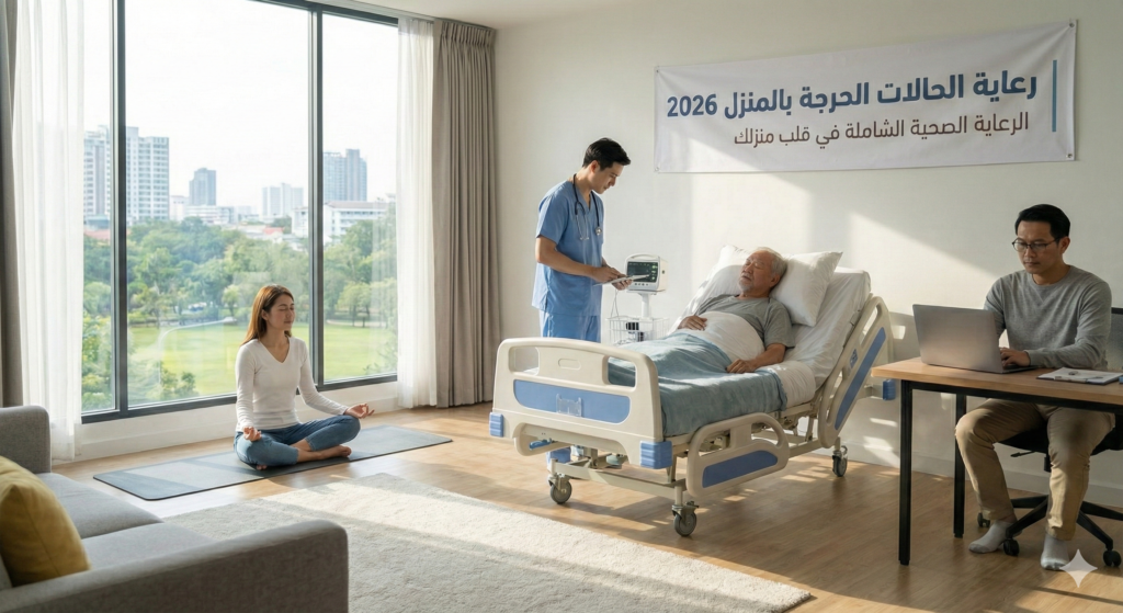 رعاية الحالات الحرجة بالمنزل