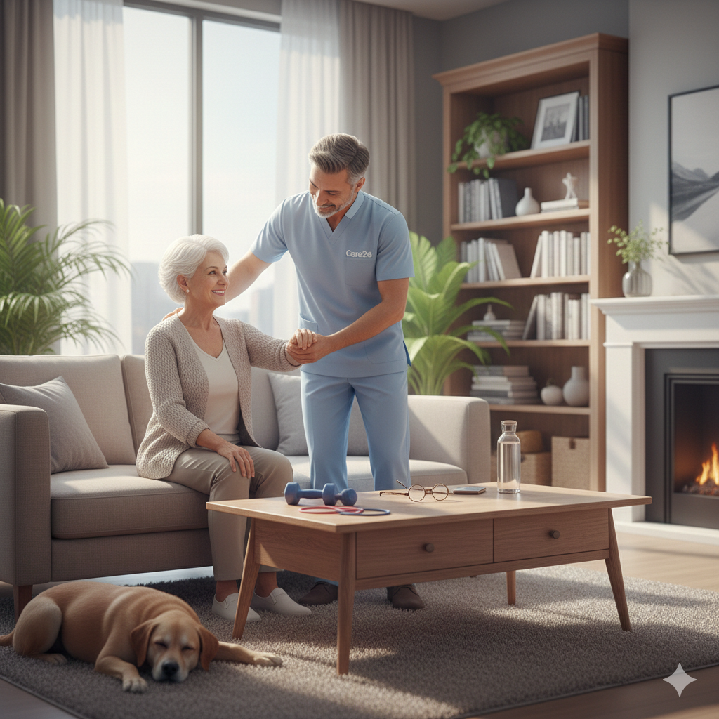 رعاية طبية منزلية 24 ساعة