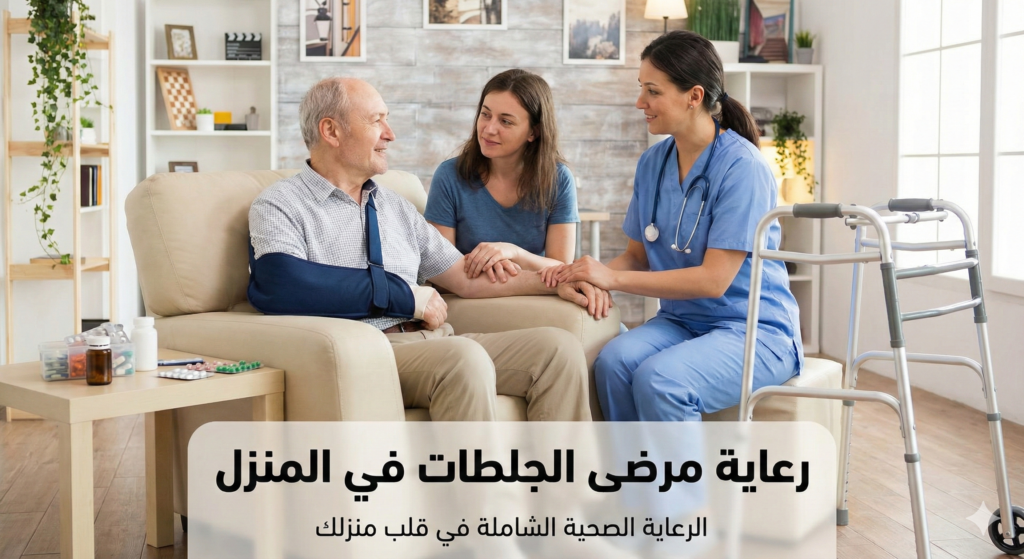 رعاية مرضى الجلطات في المنزل