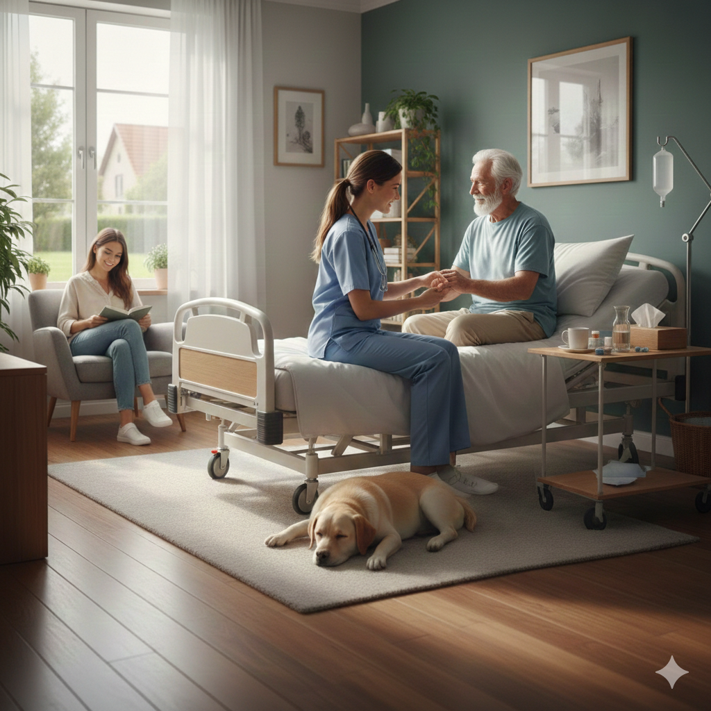 رعاية مريض في البيت بدون مستشفى