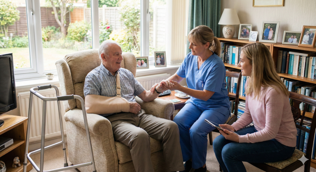 خدمة تمريض منزلي موثوقة