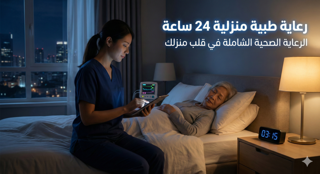 خدمة رعاية صحية منزلية شفت 24 ساعة