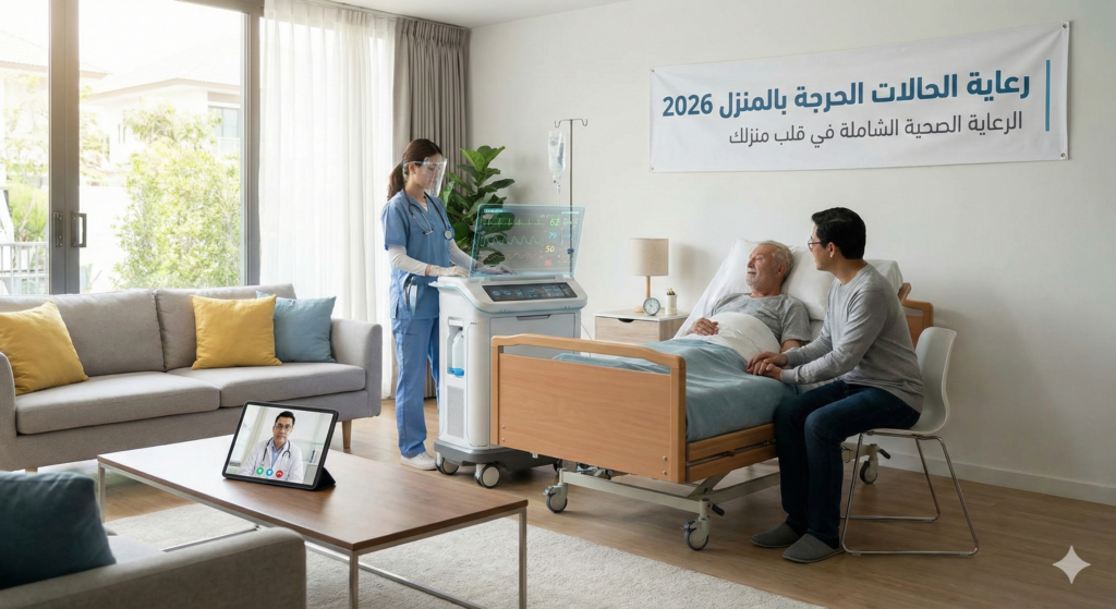 رعاية الحالات الحرجة بالمنزل