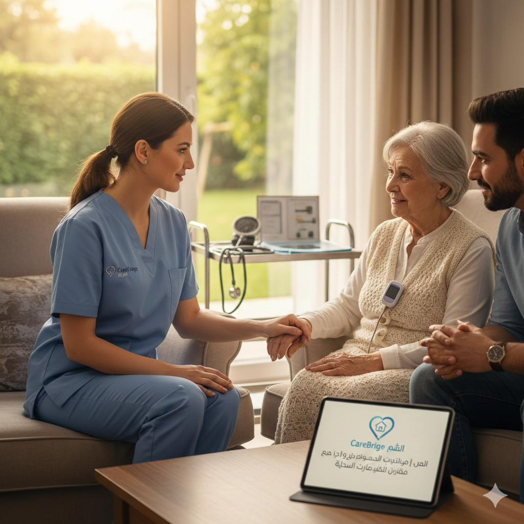 ممرضة منزلية متاحة الآن