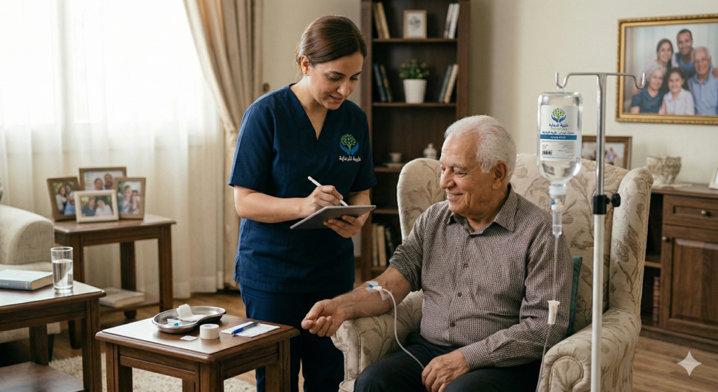 خدمة تركيب محاليل بالمنزل