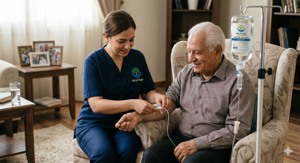 خدمة تركيب محاليل بالمنزل