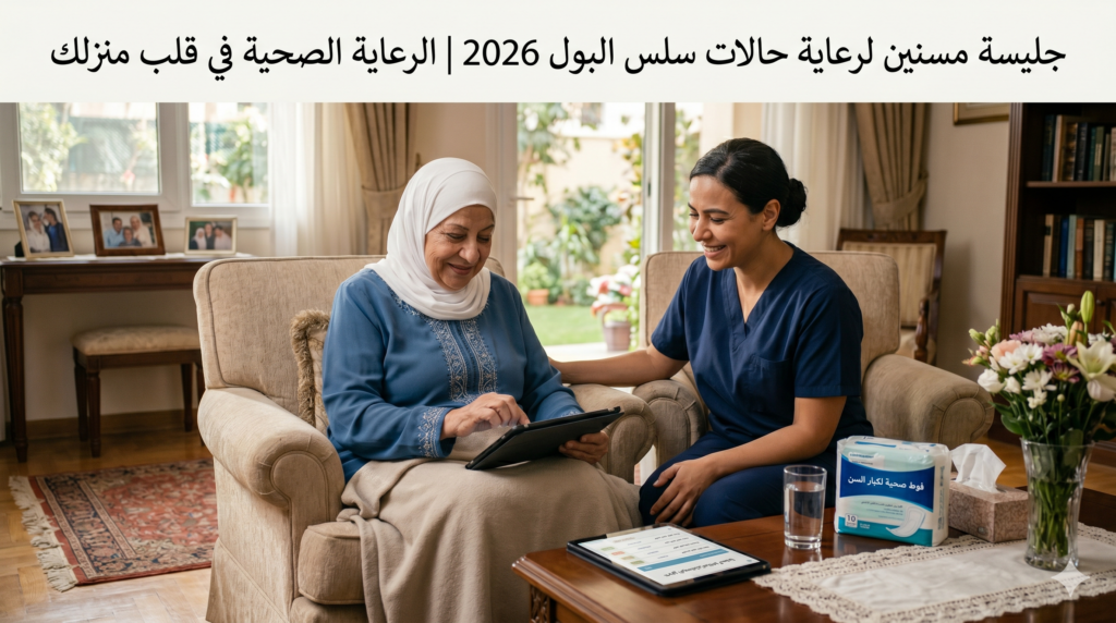 جليسة مسنين لرعاية حالات سلس البول