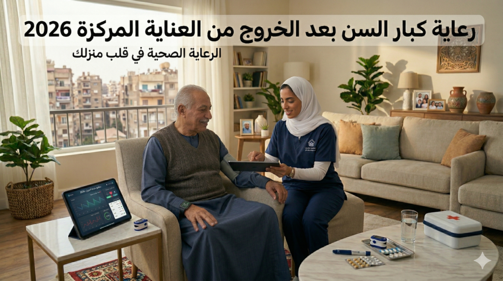 رعاية كبار السن بعد الخروج من العناية المركزة 