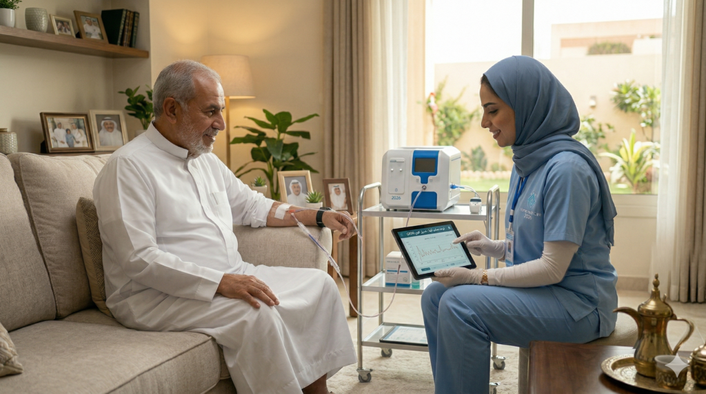 العناية بمرضى الغسيل الكلوي في المنزل