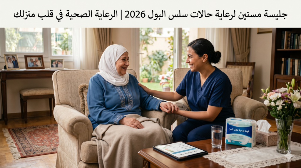 جليسة مسنين لرعاية حالات سلس البول