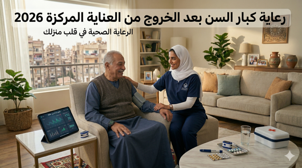 رعاية كبار السن بعد الخروج من العناية المركزة 