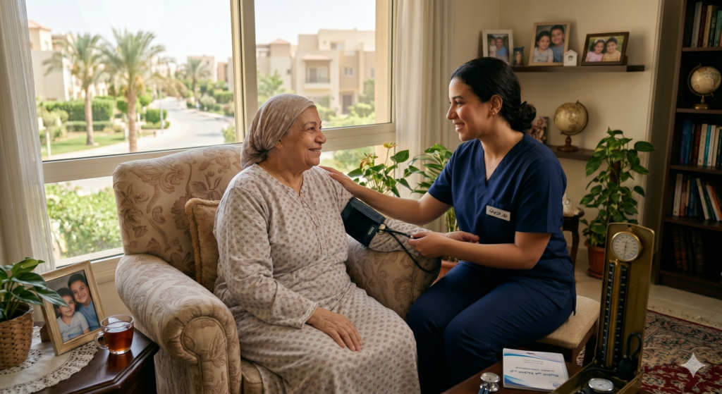 جليسة مسنين 6 اكتوبر 