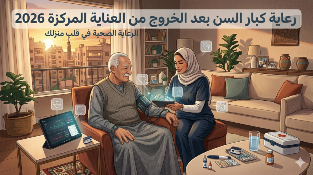 رعاية كبار السن بعد الخروج من العناية المركزة 