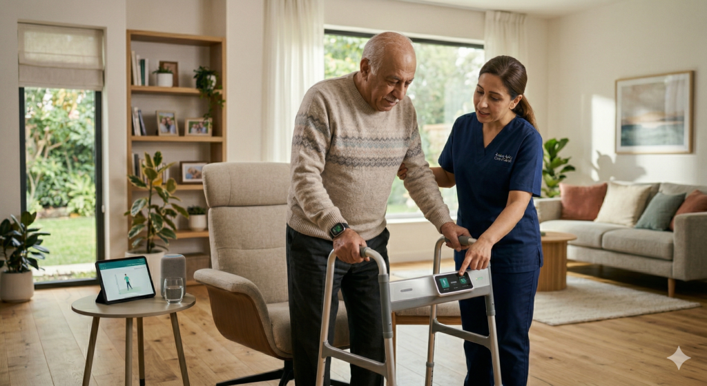 جليسة مسنين لمرضى باركنسون 