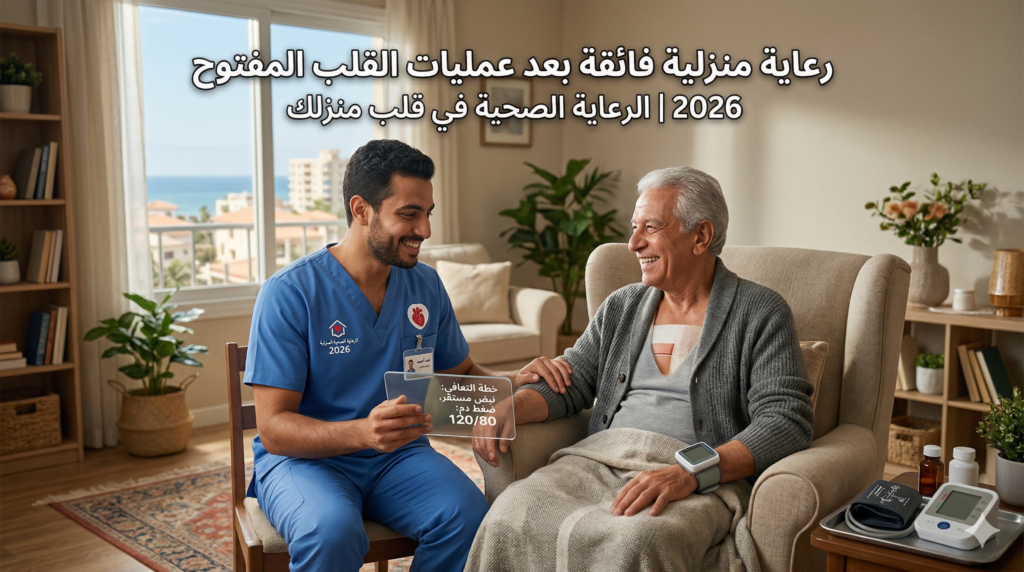 ممرض منزلي بعد عمليات القلب المفتوح 