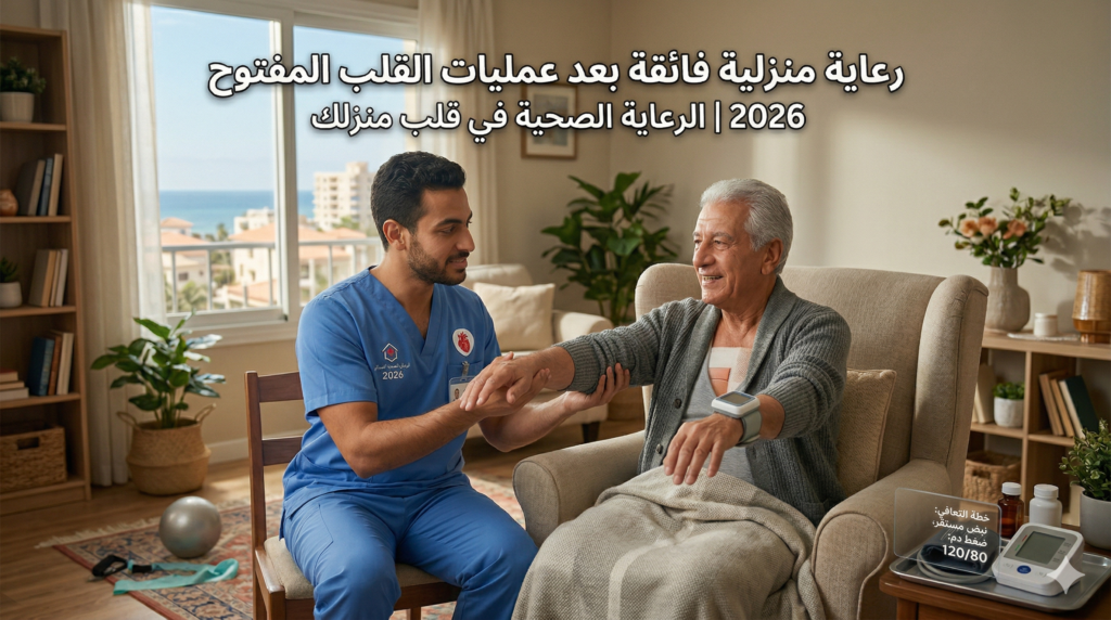 ممرض منزلي بعد عمليات القلب المفتوح 