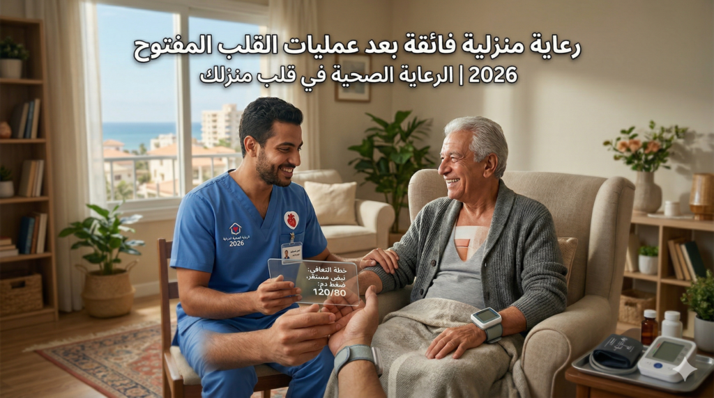 ممرض منزلي بعد عمليات القلب المفتوح 