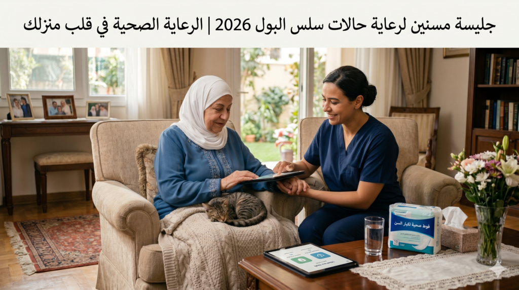 جليسة مسنين لرعاية حالات سلس البول