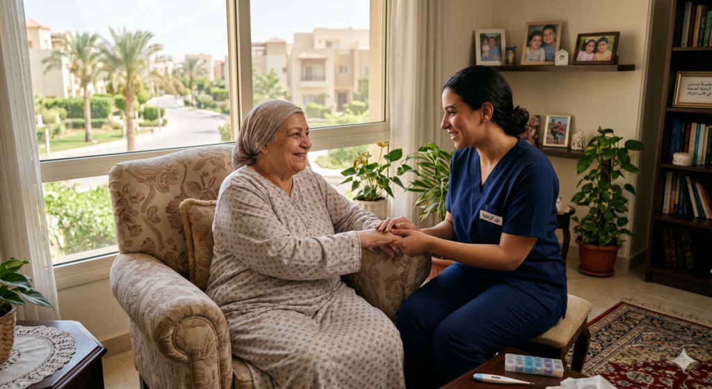 جليسة مسنين 6 اكتوبر 