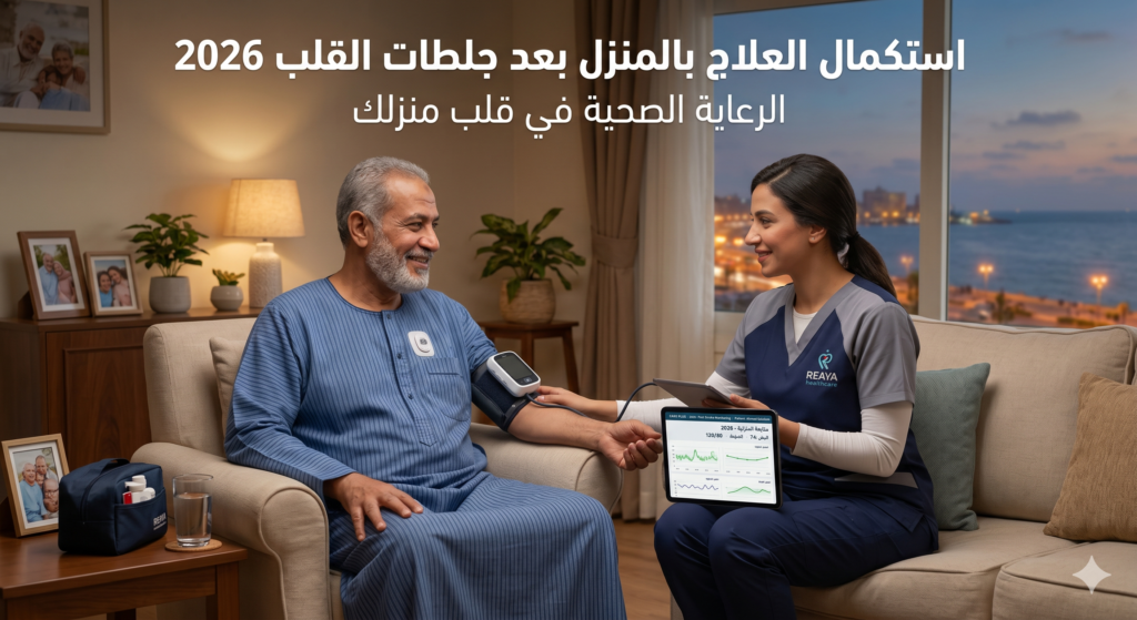 استكمال العلاج بالمنزل بعد جلطات القلب
