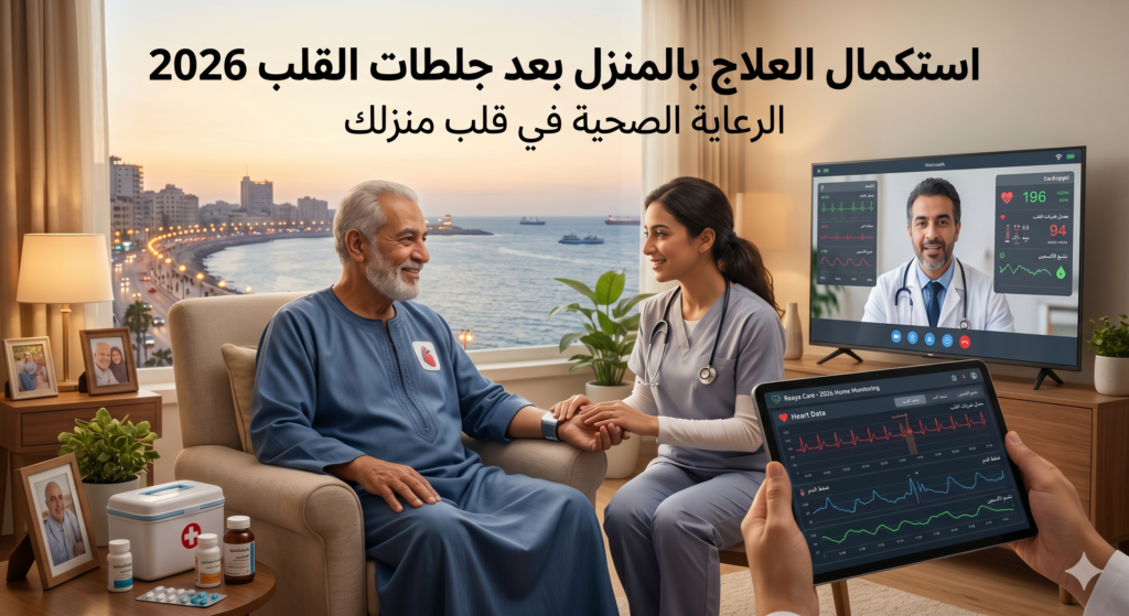 استكمال العلاج بالمنزل بعد جلطات القلب